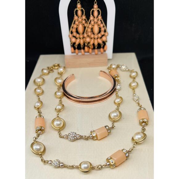 Jcrew Jewelry set, Vintage JCrew, vintage jewelry, Jcrew necklace, - Picture 3 of 3